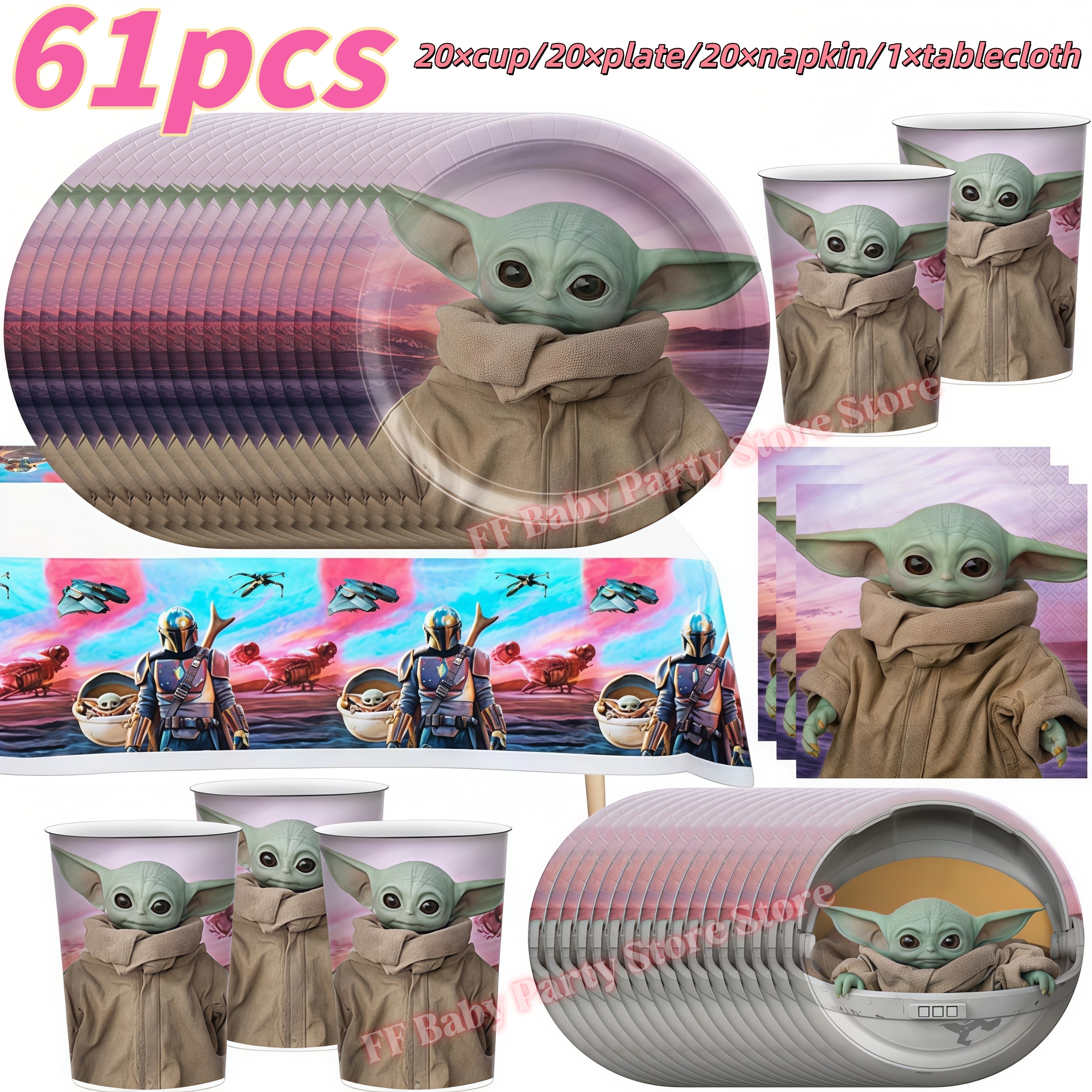 Star Waring Yoda Baby Theme Bi – Wedding Supply Warehouse recenzja i cena