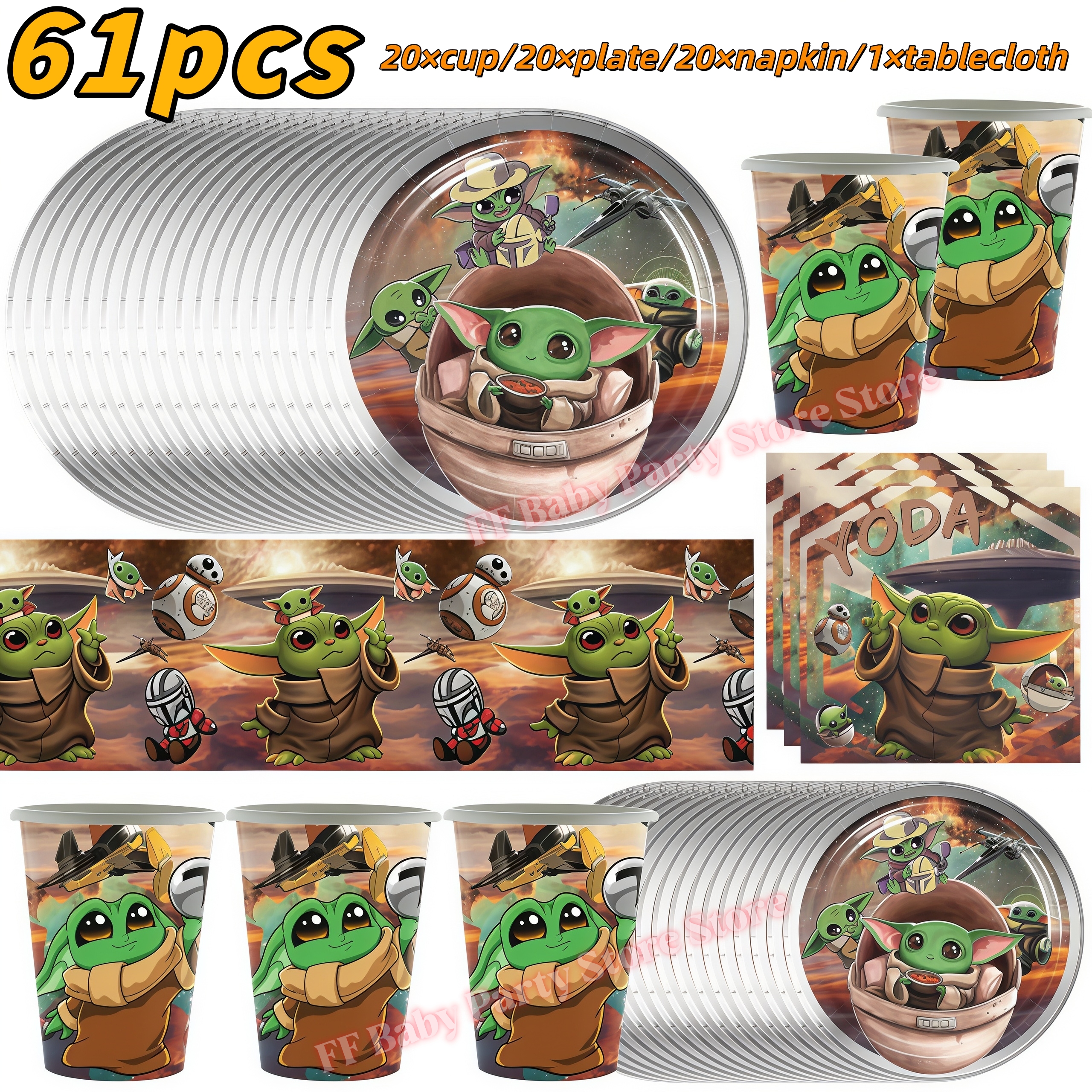 Star Waring Yoda Baby Theme Bi – Wedding Supply Warehouse recenzja i cena
