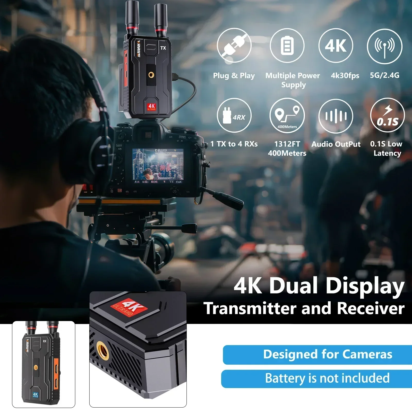 400m 5G 4K Wireless Video Tran – Wedding Support recenzja i cena