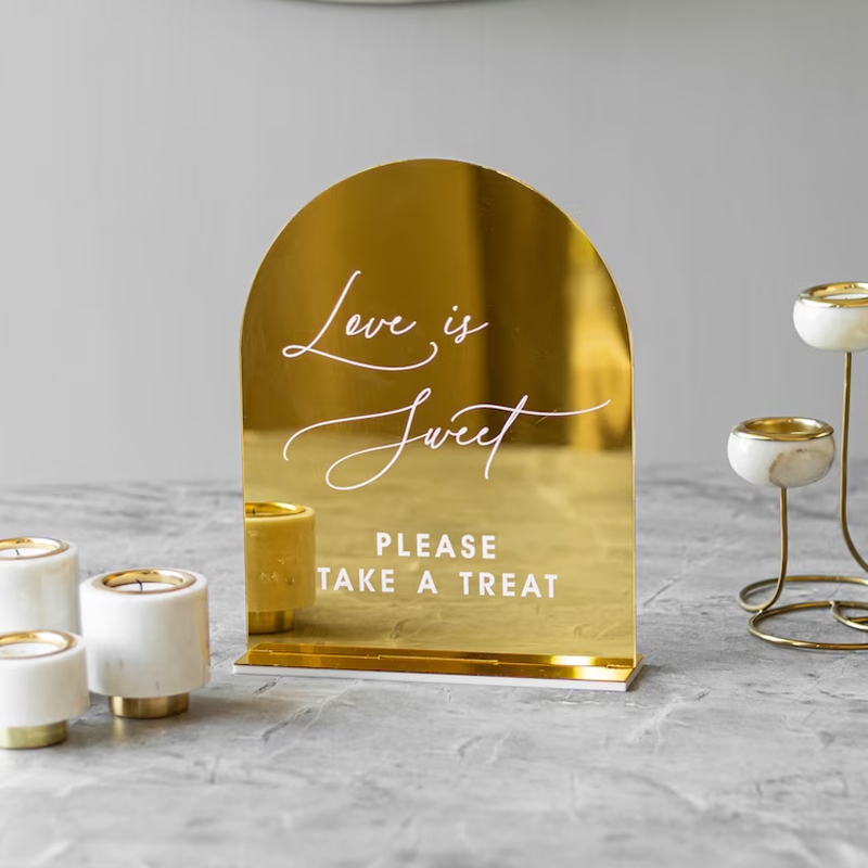 Set Of 4 Wedding Signs,In Lovi – Table Number Gold recenzja i cena
