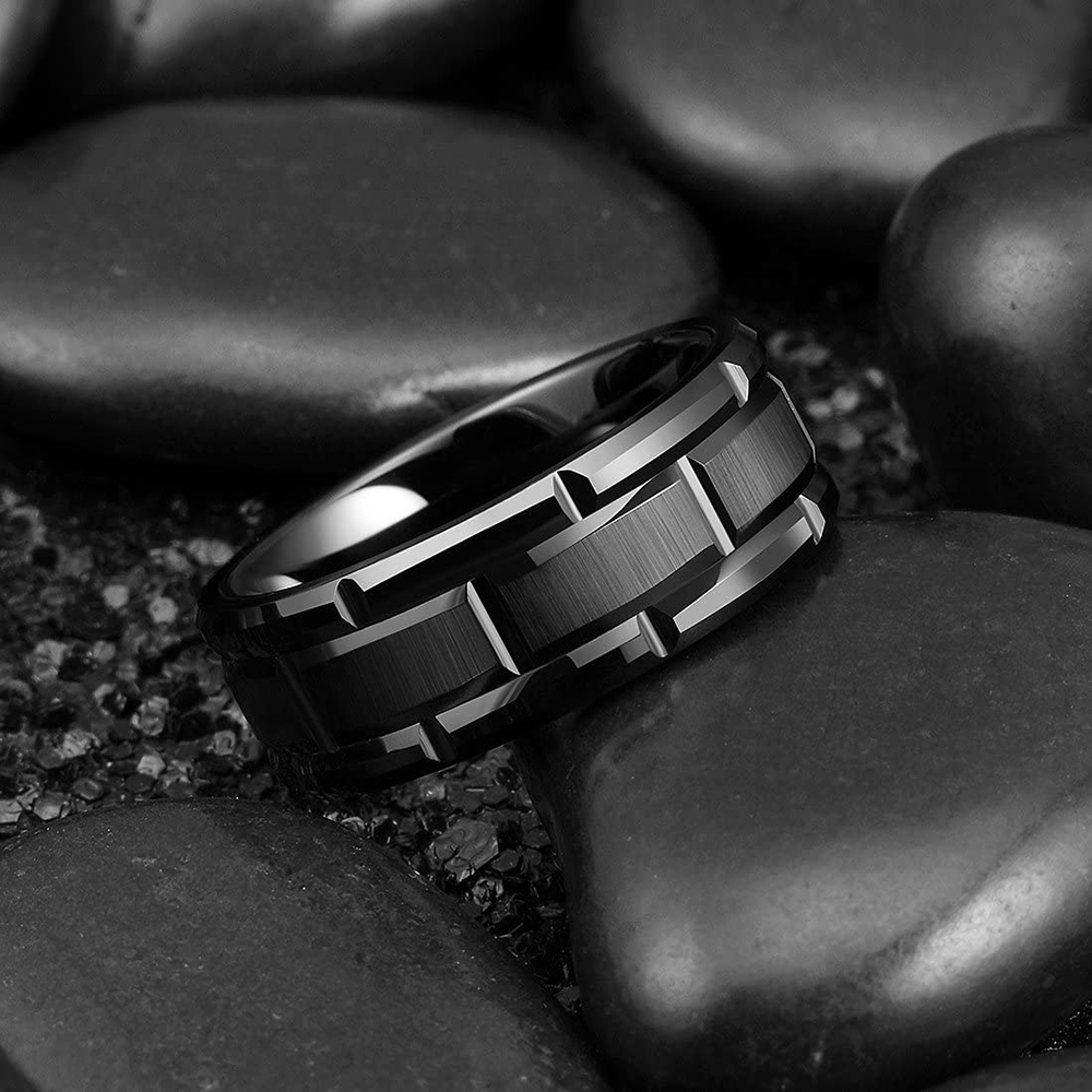 Fashion Men 8MM Stainless Stee – Wedding Zone recenzja i cena