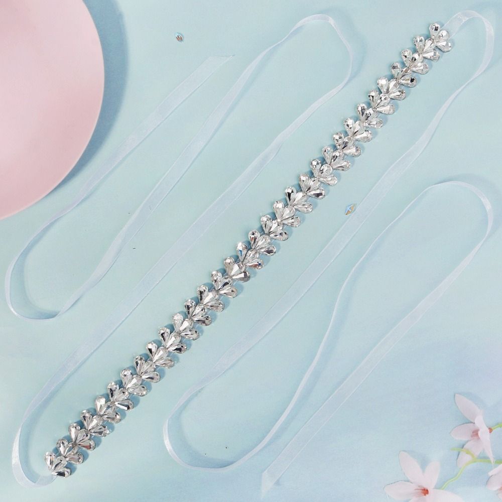 Fashion Luxury Crystal Pearls  – Bridal Sash Ribbon recenzja i cena