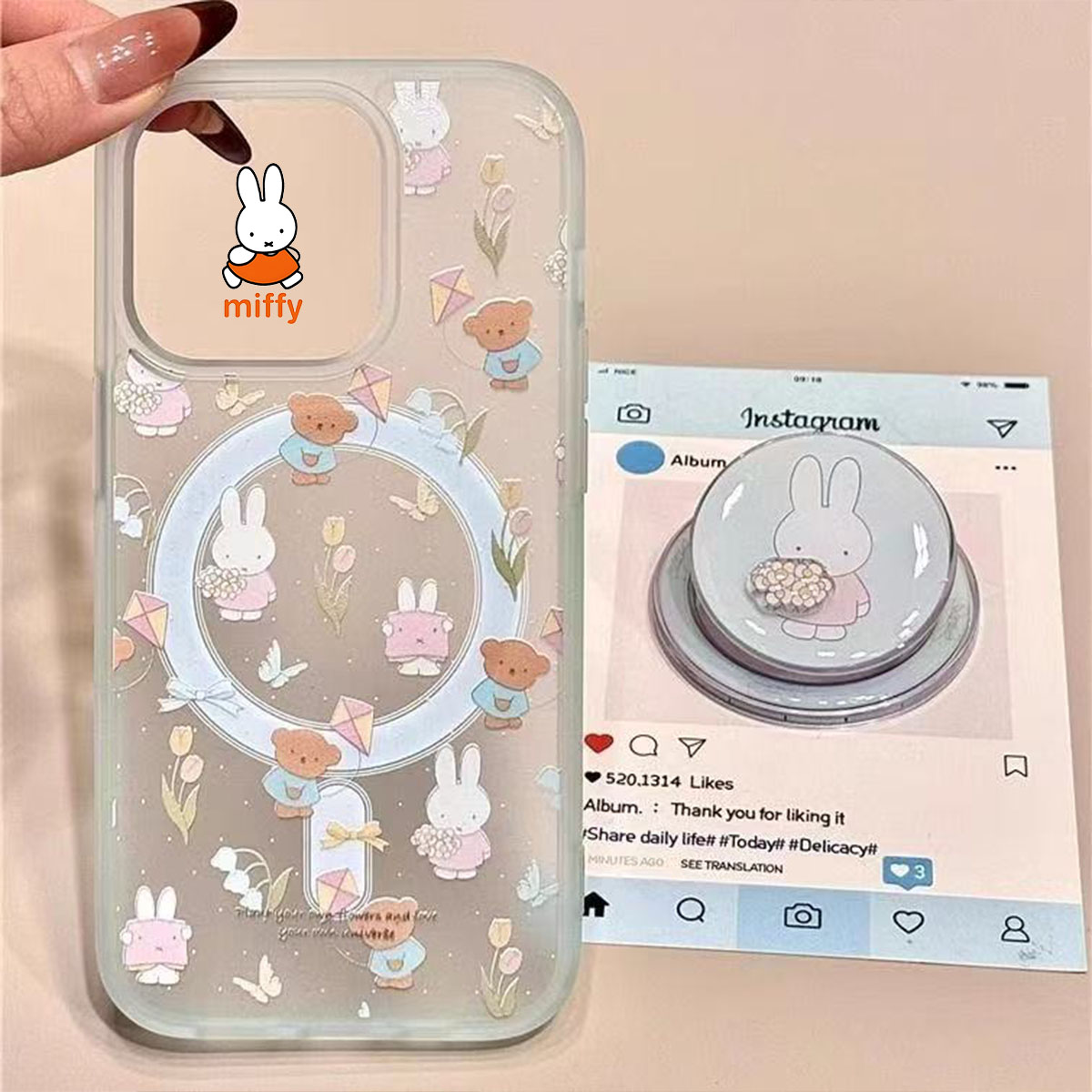 Cute Miffy Collectible MagSafe – Good Floral & Wedding Decor Supply Photos recenzja i cena