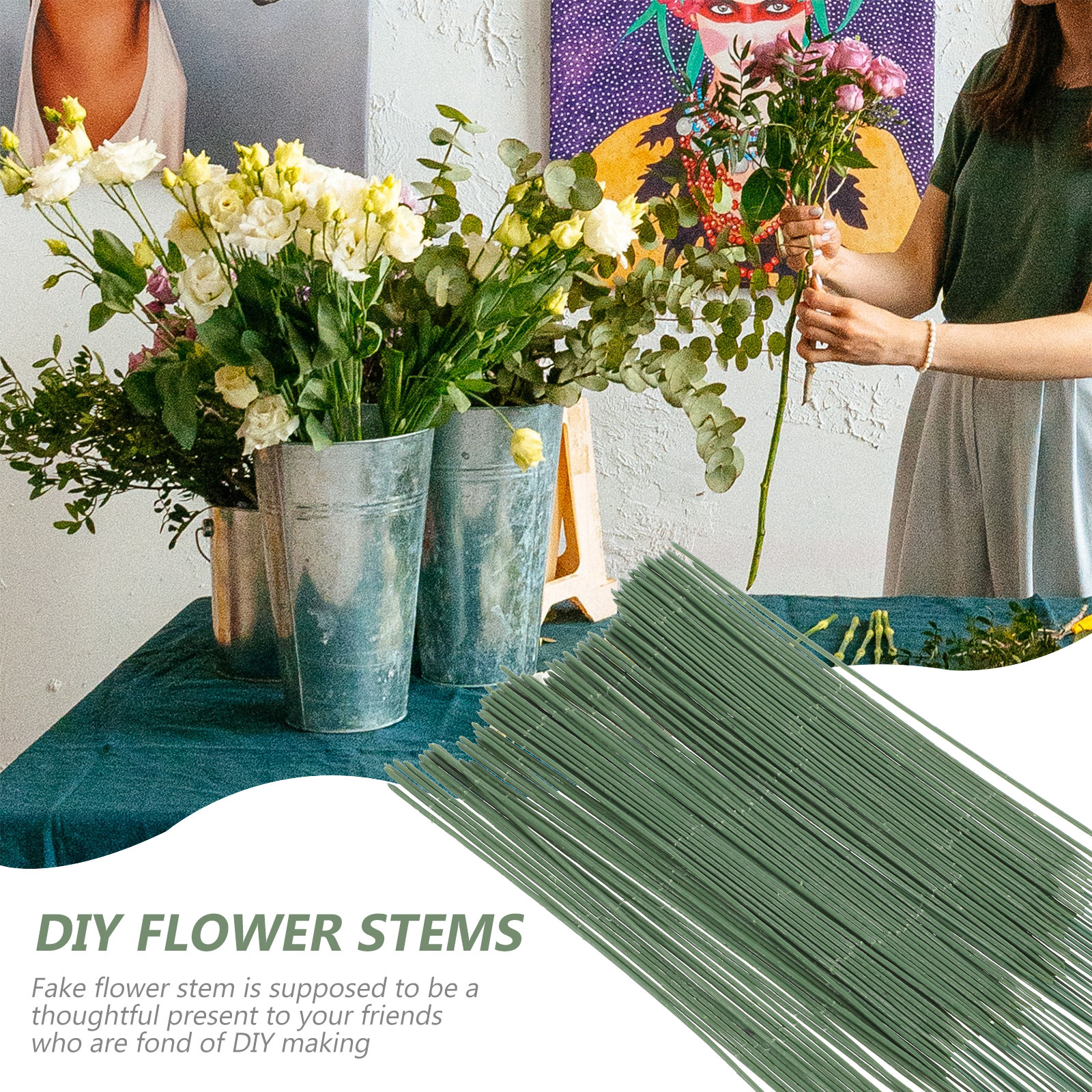 100Pcs Simulation Floral Stems – Wedding Floral Supply recenzja i cena