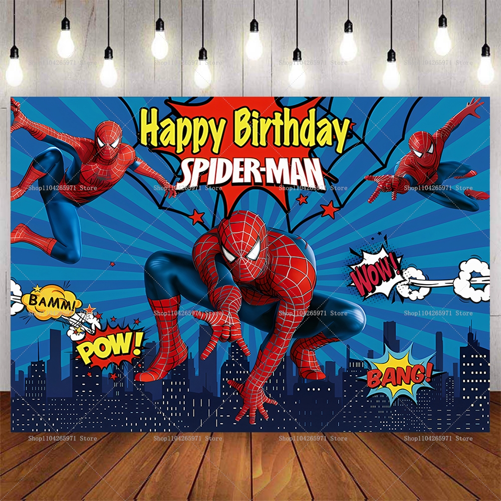 Cool Spider-Man Birthday Backd – Wedding Superstar recenzja i cena