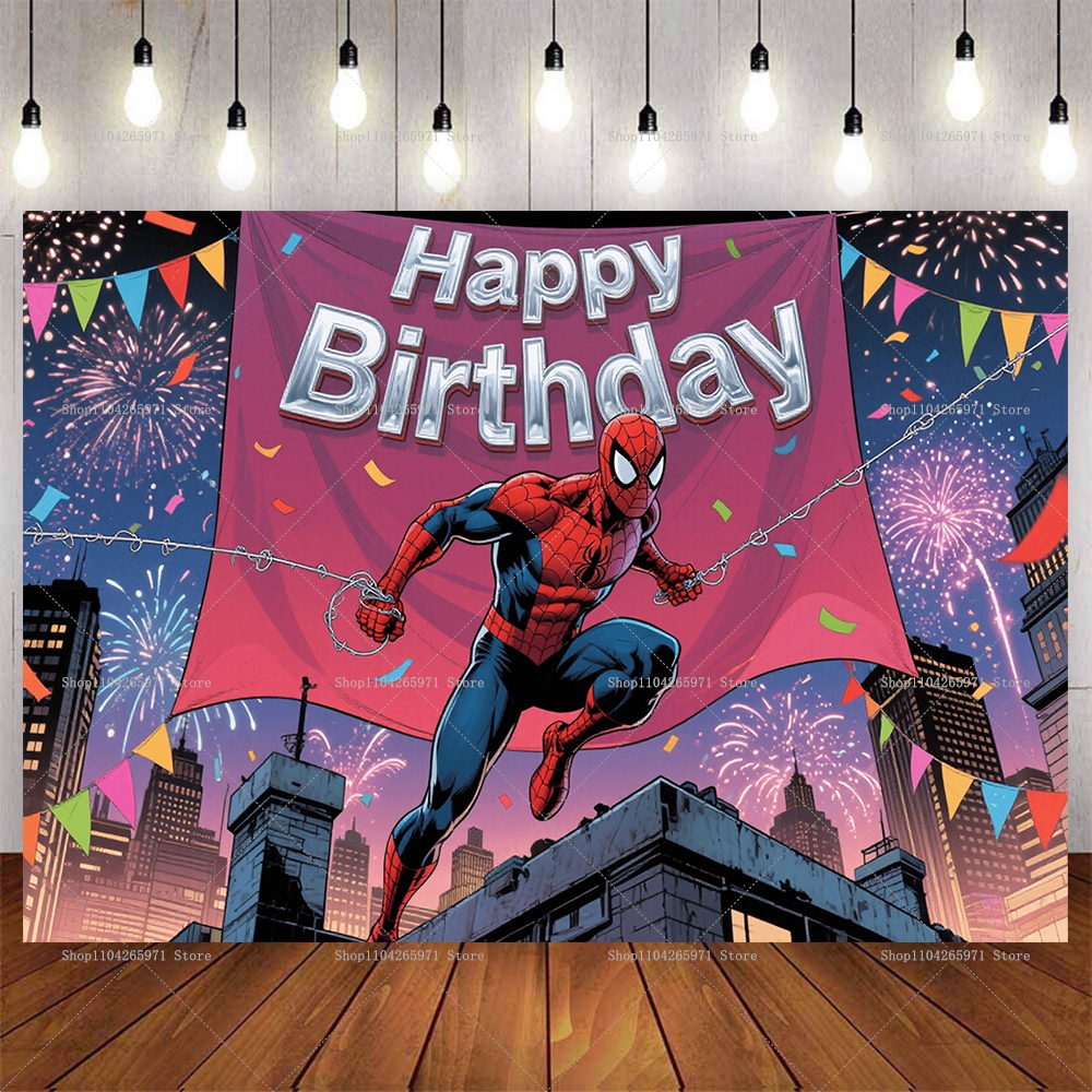 Cool Spider-Man Birthday Backd – Wedding Superstar recenzja i cena
