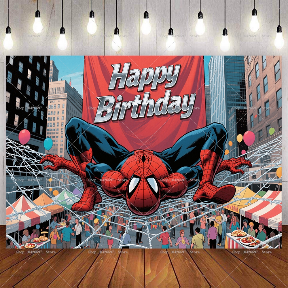 Cool Spider-Man Birthday Backd – Wedding Superstar recenzja i cena