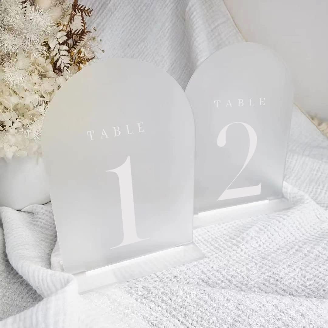 Arch Acrylic Table Numbers wit – Table Number Gold recenzja i cena