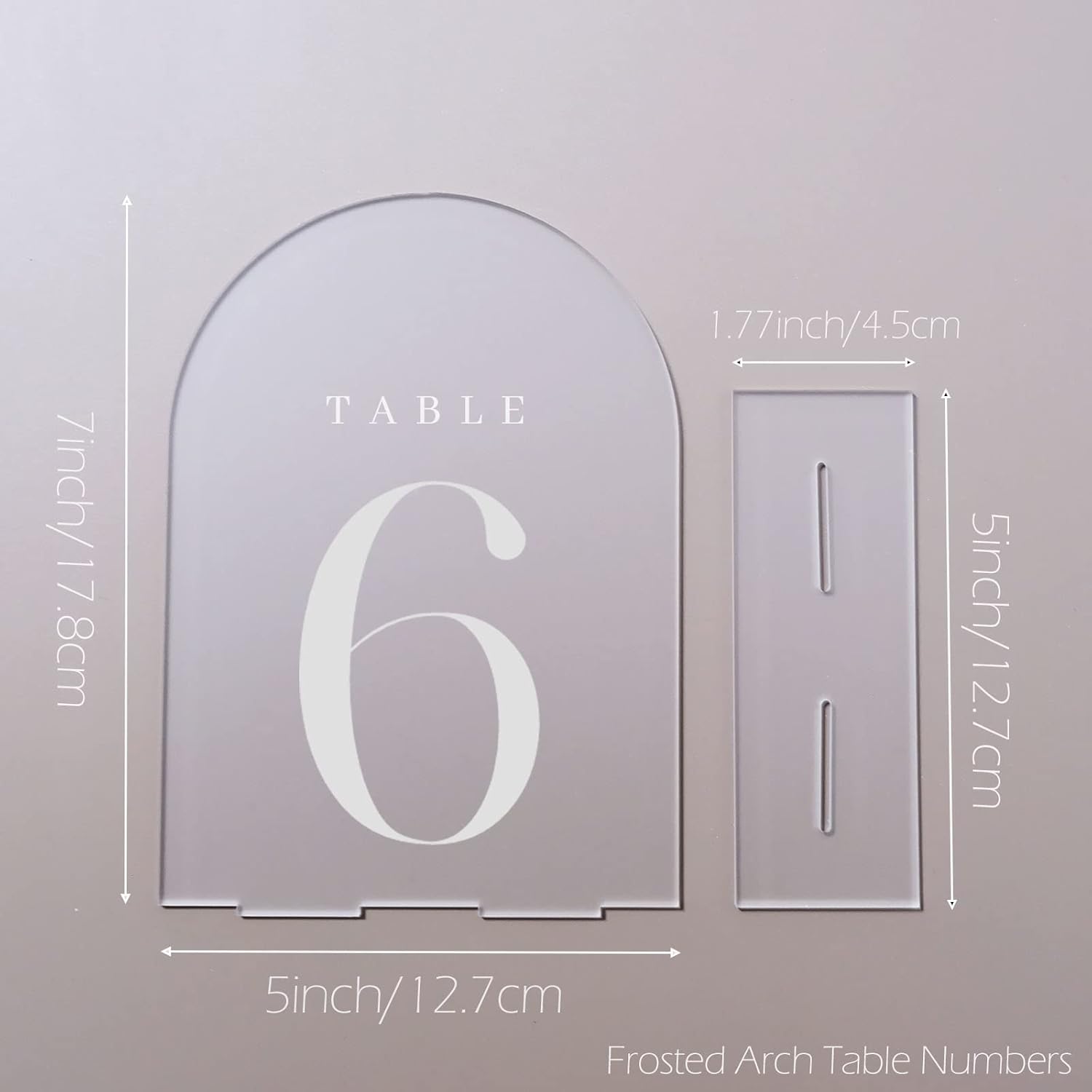 Arch Acrylic Table Numbers wit – Table Number Gold recenzja i cena