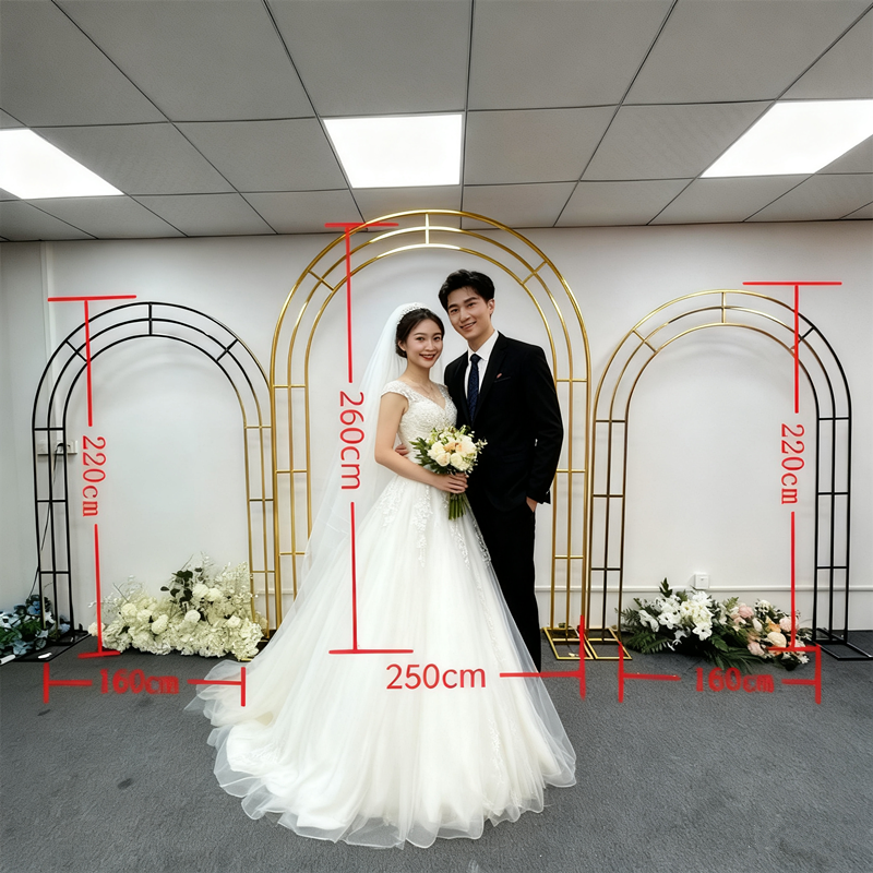 Metallic Gold Wedding Arch Sta – Wedding Party Supply Store recenzja i cena