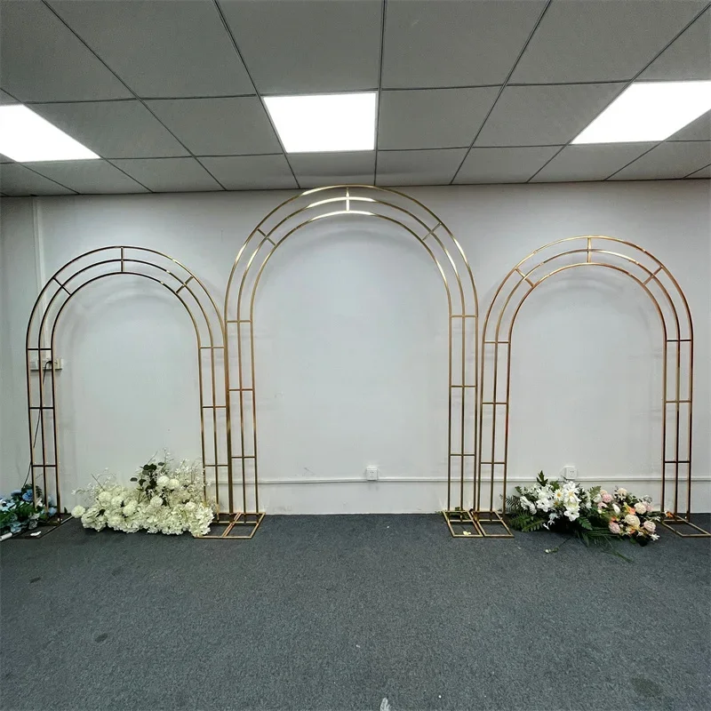 Metallic Gold Wedding Arch Sta – Wedding Party Supply Store recenzja i cena