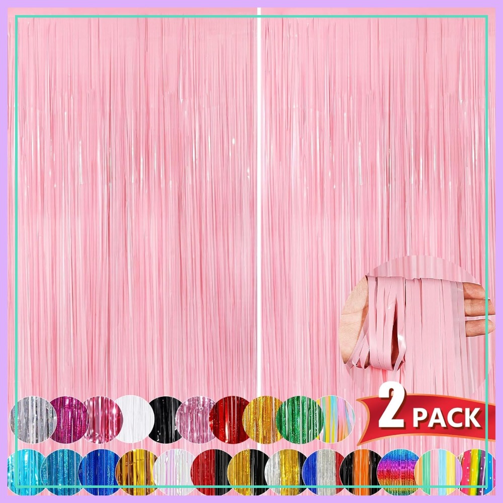Metallic Tinsel Foil Fringe Cu – Wedding Backdrop Curtain recenzja i cena