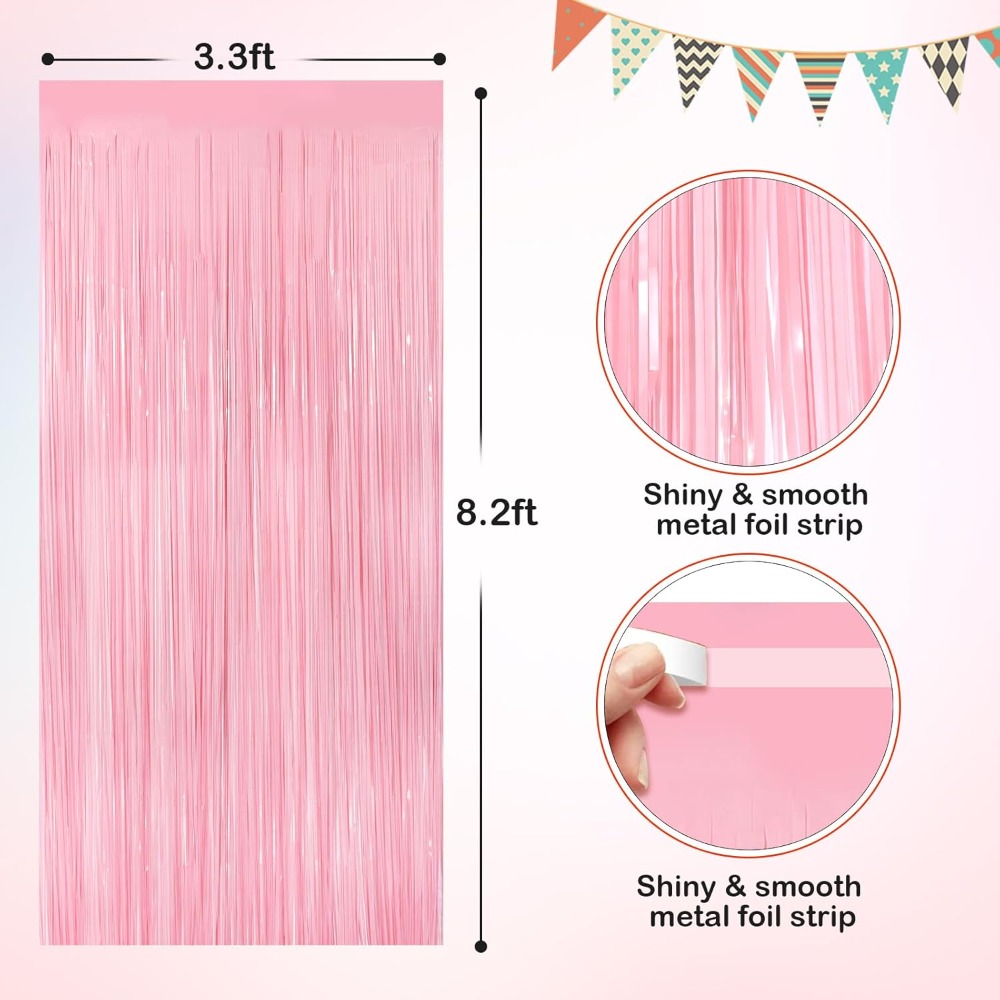 Metallic Tinsel Foil Fringe Cu – Wedding Backdrop Curtain recenzja i cena