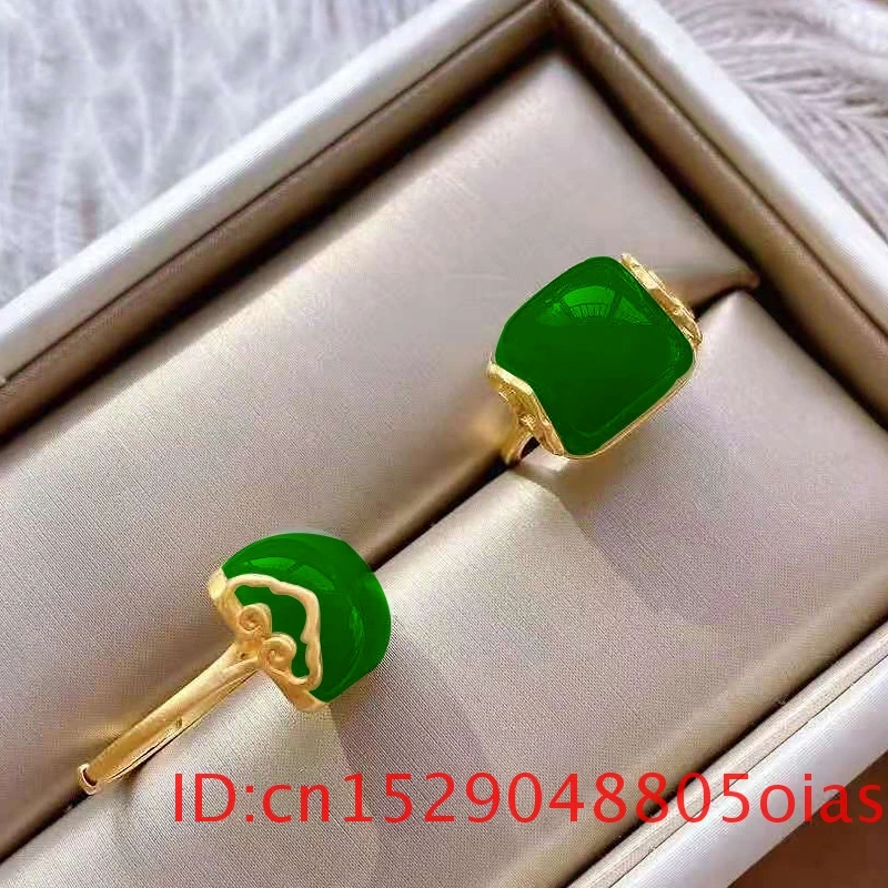 Natural Hetian Jade Ring Fashi – Wedding Zone recenzja i cena