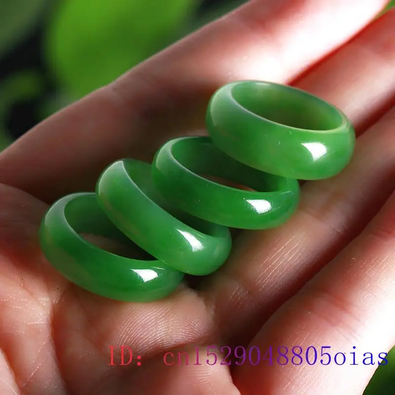 Natural Green Hetian Jade Ring – Wedding Zone recenzja i cena